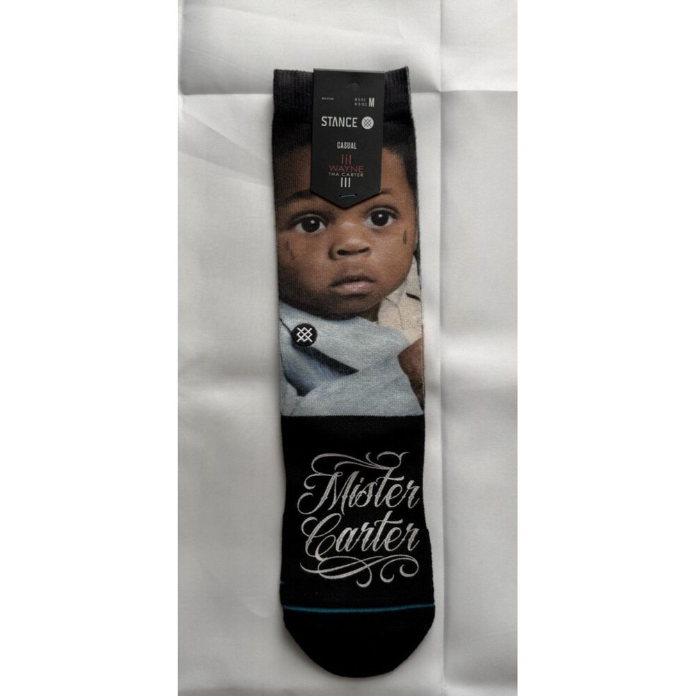 Men’s Stance Size Medium Socks Lil Wayne Mister Carter Brand New With Tags
